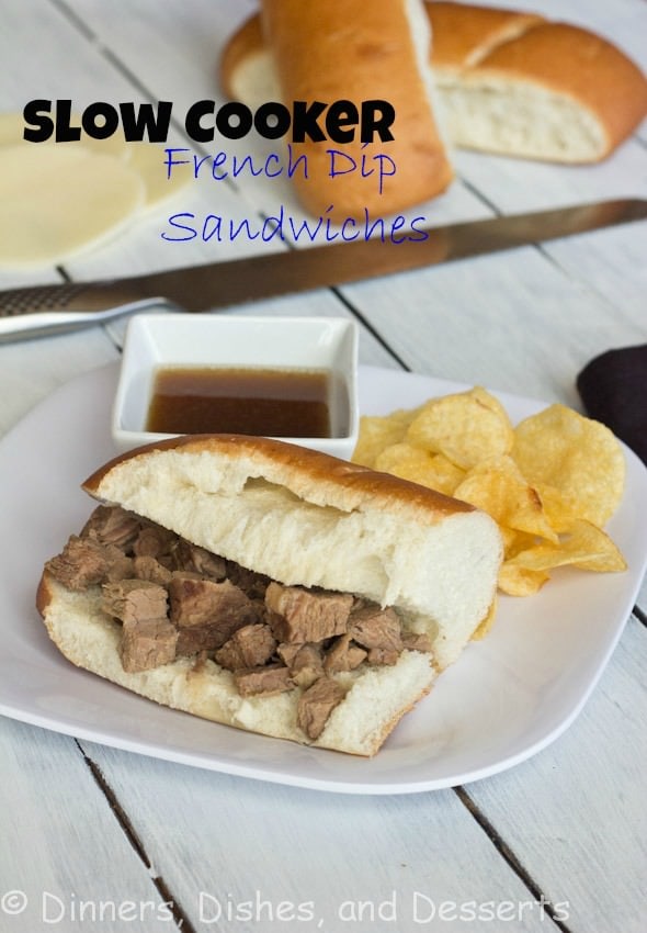 Slow Cooker French Dip Sandwich