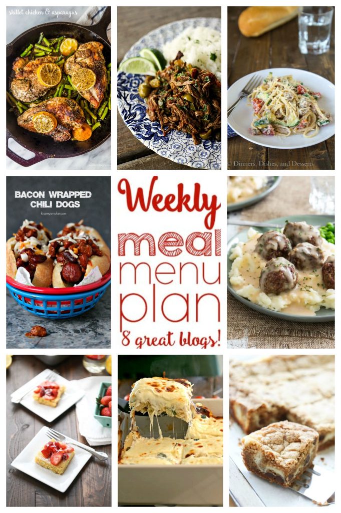 Weekly Meal Plan Recipes: Week 3 collage image featuring recipes for this week's plan