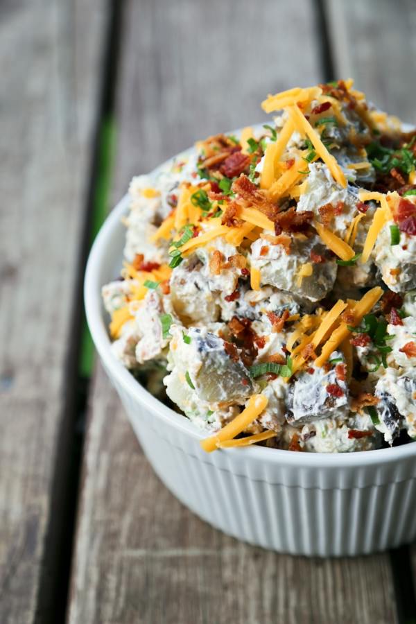 Loaded Baked Potato Salad {Foodie with Family}