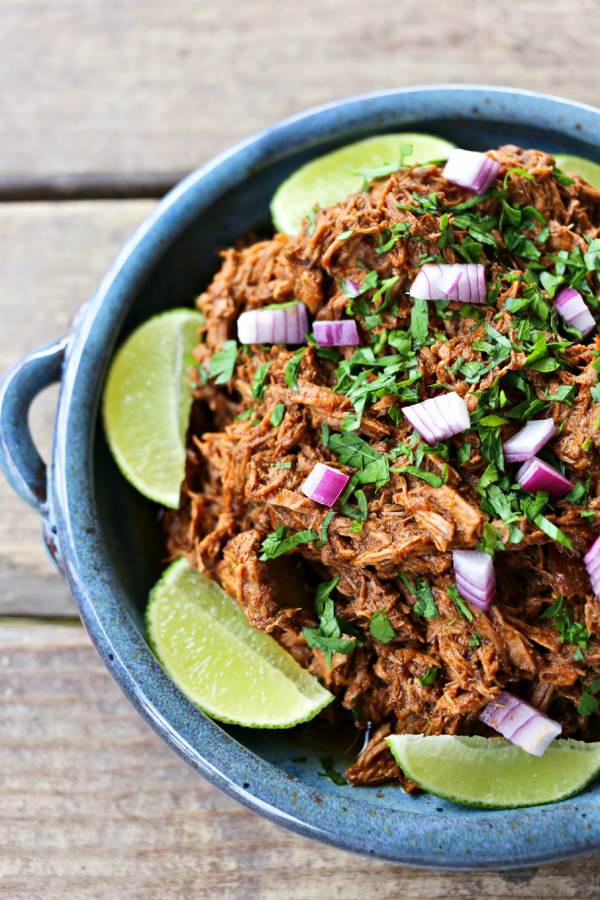 Slow-Cooker Copycat Chipotle Barbacoa {Foodie with Family}