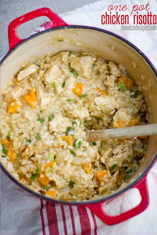 One Pot Chicken Risotto {Sweet C's Designs)