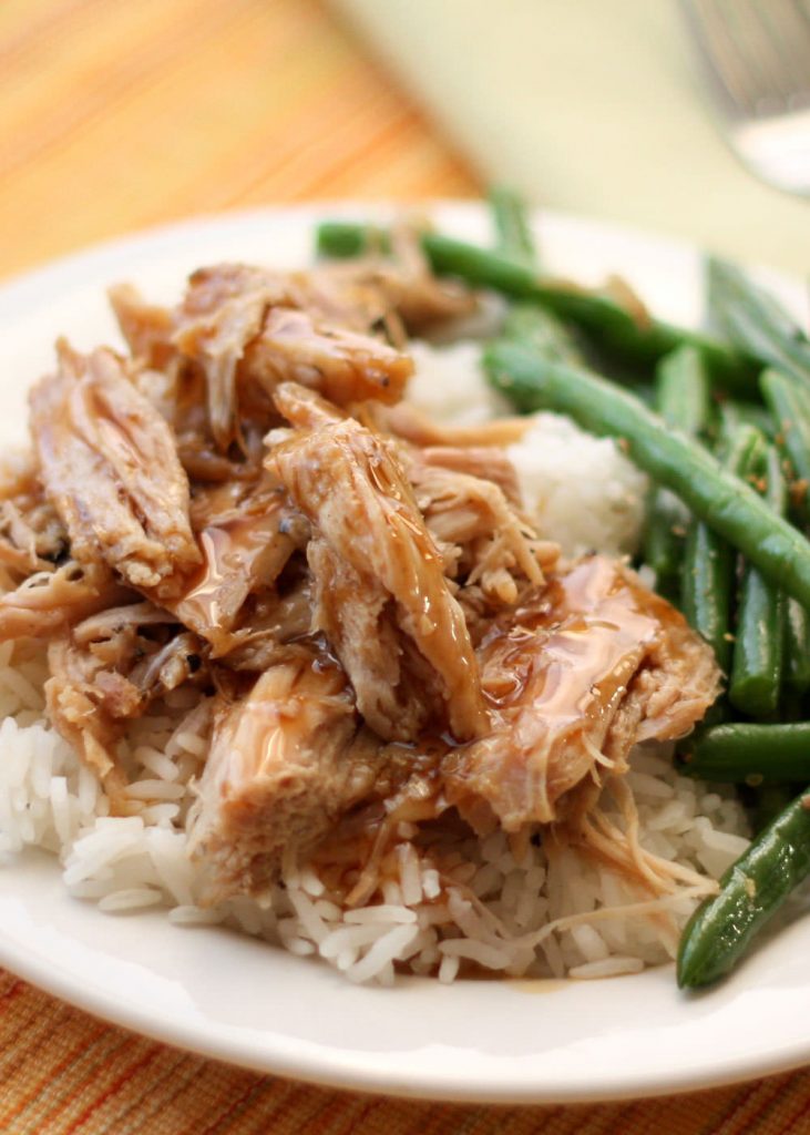 Slow Cooker Tangy Pork Roast {Barefeet in the Kitchen}