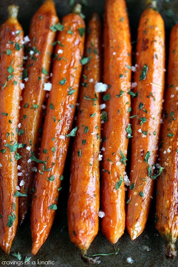 Balsamic Roasted Baby Carrots
