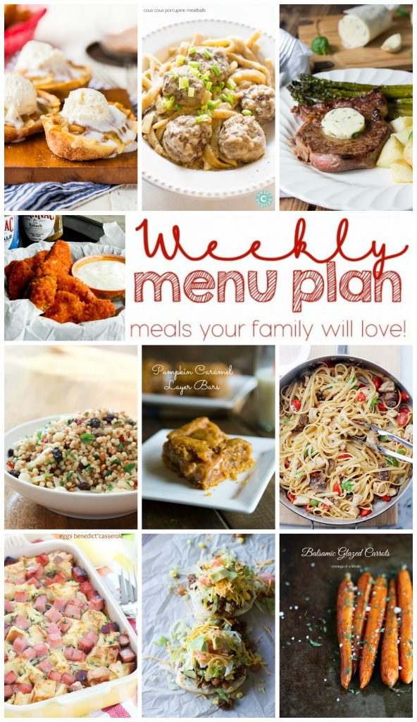 Weekly Meal Plan Week 16 collage image