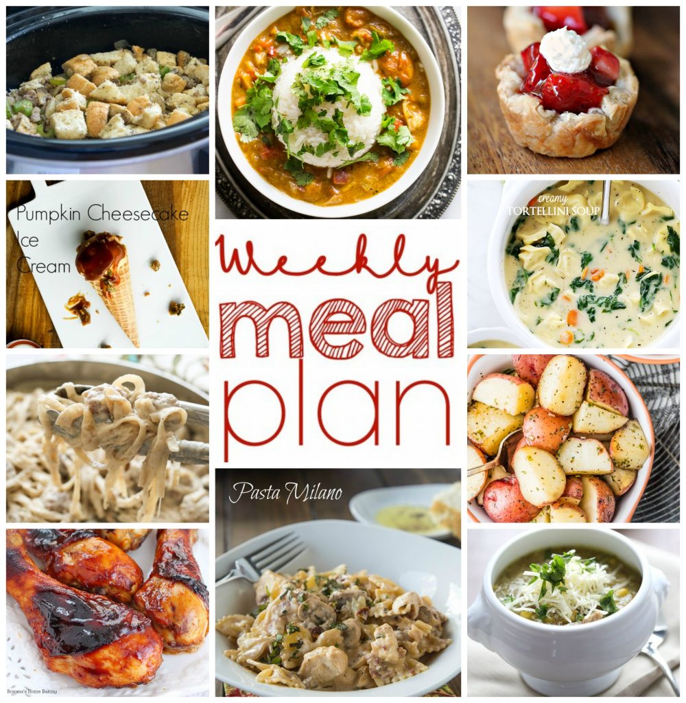 Weekly Meal Plan Week 15 