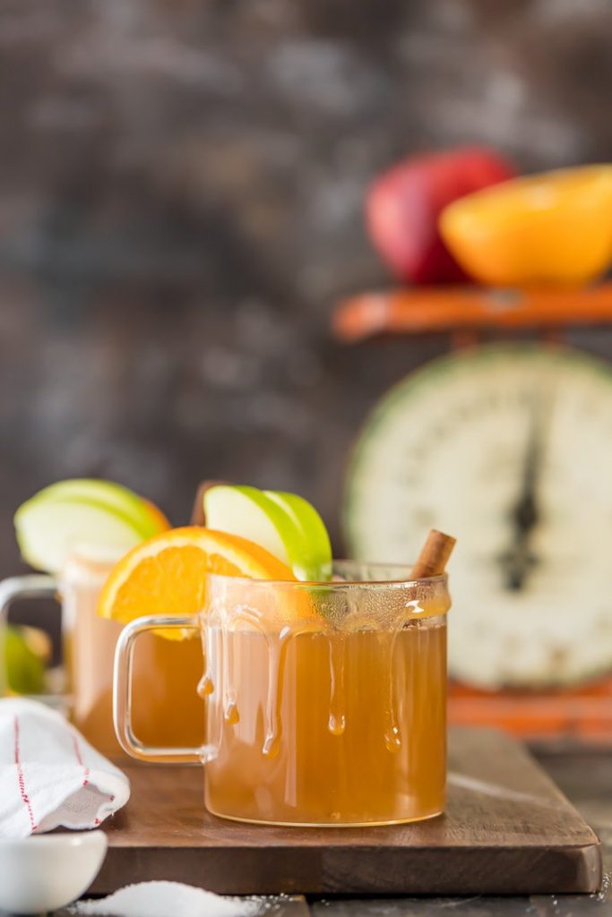 Slow Cooker Caramel Apple Cider {The Cookie Rookie}