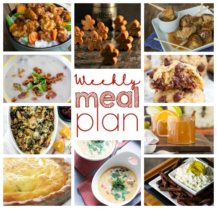 Weekly Meal Plan Week 23 - 10 great bloggers bringing you a full week of recipes including dinner, sides dishes, drinks and desserts!