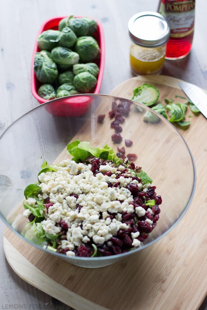 Brussels Sprouts Salad {Lemons for Lulu}