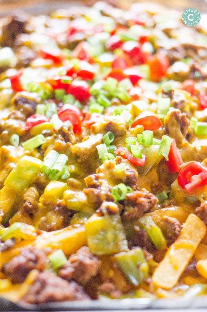 Loaded Nacho Fries {Sweet C's Designs}