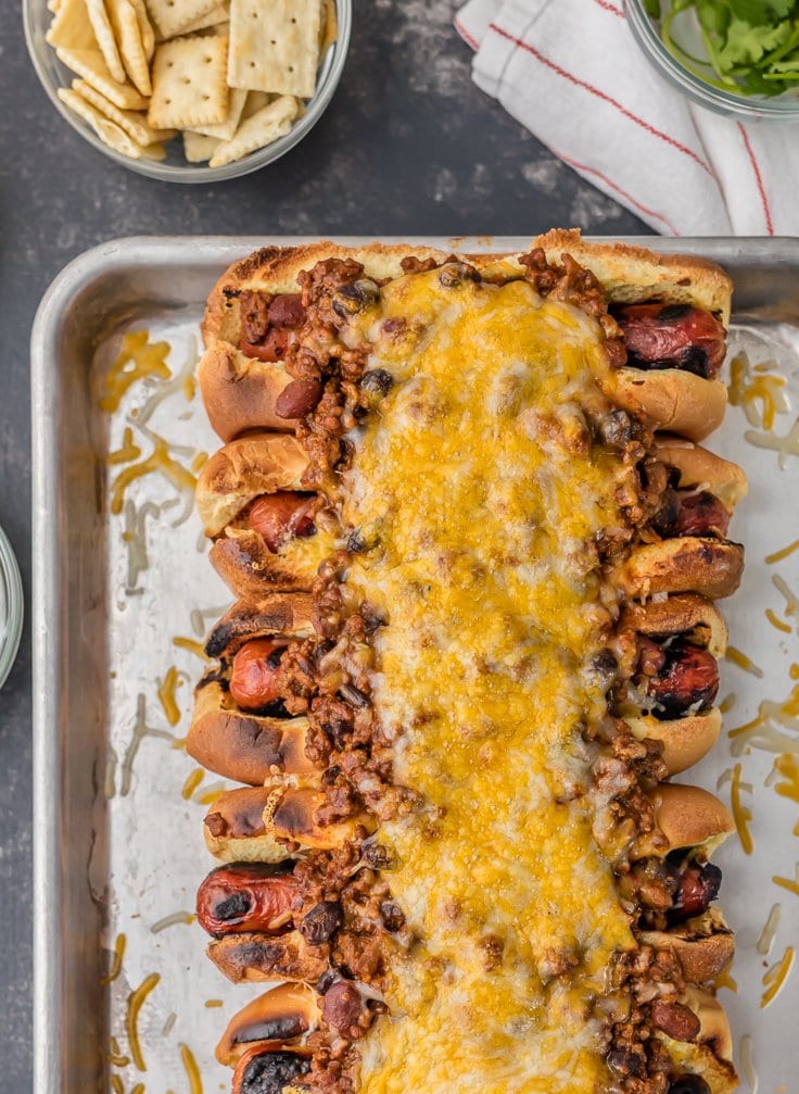 Best Ever Chili Dogs {The Cookie Rookie}