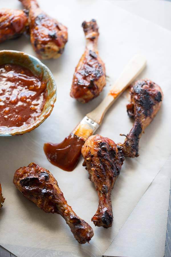 Spicy Grilled Chicken Drumsticks.