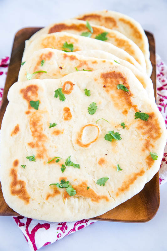 Easy homemade naan bread to go with your Asian dinner