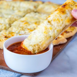 Pokey Sticks - Homemade cheese breadsticks that are the perfect addition to your next pizza night! 