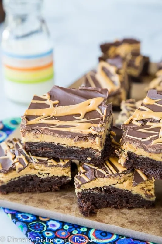 Chocolate brownies and edible cookie dough come together for an epic treat!