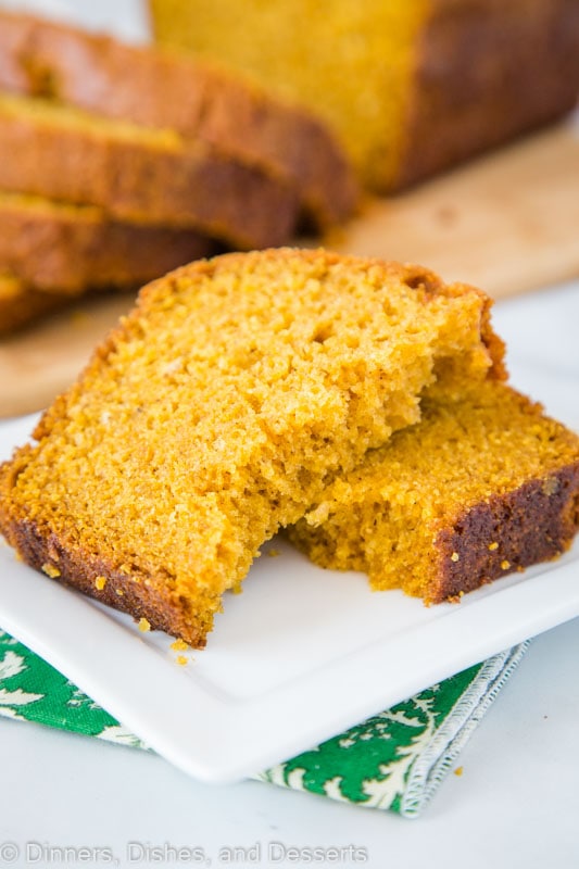 Easy pumpkin bread you can have any time. Great to slice and freeze so you can enjoy all season long.