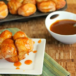 Pumpkin Caramel Monkey Bread Muffins {Dinners, Dishes, and Desserts}