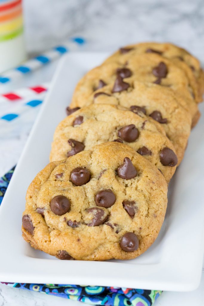 Thick and chewy chocolate chip cookies recipe