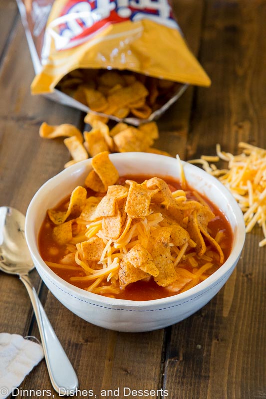 Chicken Enchilada Soup - a winter staple in our house.