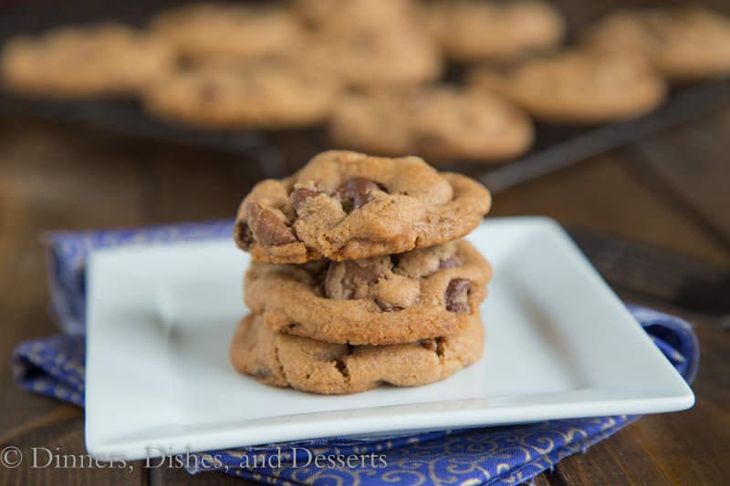 Malted Double Chocolate Chip Cookies