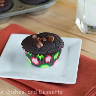 Triple Chocolate Muffins - Rich, tender chocolate muffins that are secretly healthy for you! You can have your cake and eat it too!