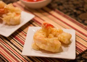 shrimp tempura on a plate