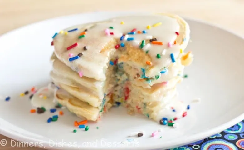 birthday cake pancakes