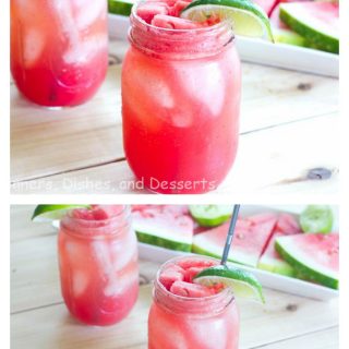Watermelon (Gin) Fizz {Dinners, Dishes, and Desserts}