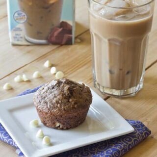 Mocha Muffins - Moist chocolate muffins with a hint of coffee flavor. Great with a cup of coffee for breakfast or a snack.