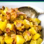 roasted potato salad for pinterest