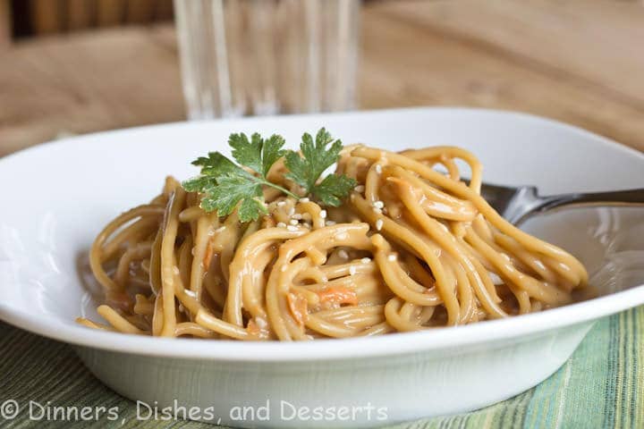 Asian Peanut Noodles