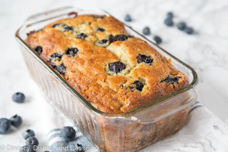 Blueberry banana bread