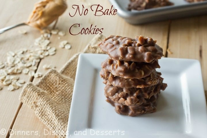 Your classic Chocolate, Peanut Butter, and Oats No Bake Cookie, Perfect for the hot summer when you don't want to heat up the house. They store great in the freezer for school lunches!