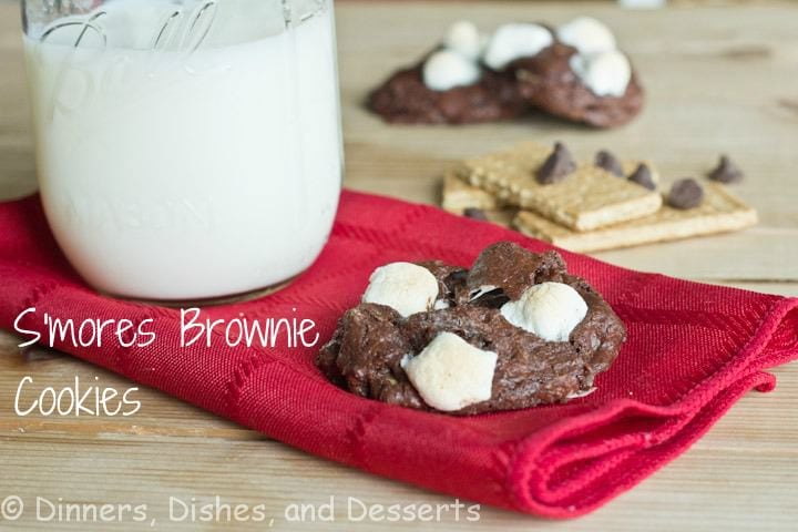 S'mores Brownie Cookies 