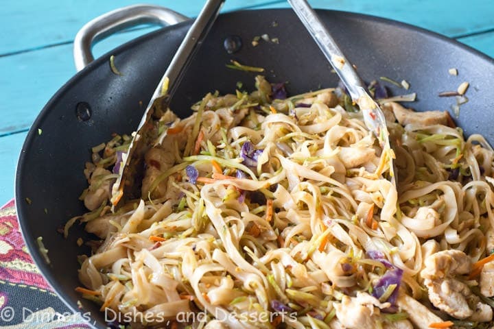 Szechuan Chicken and Noodles