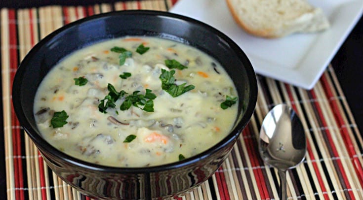 creamy wild rice soup