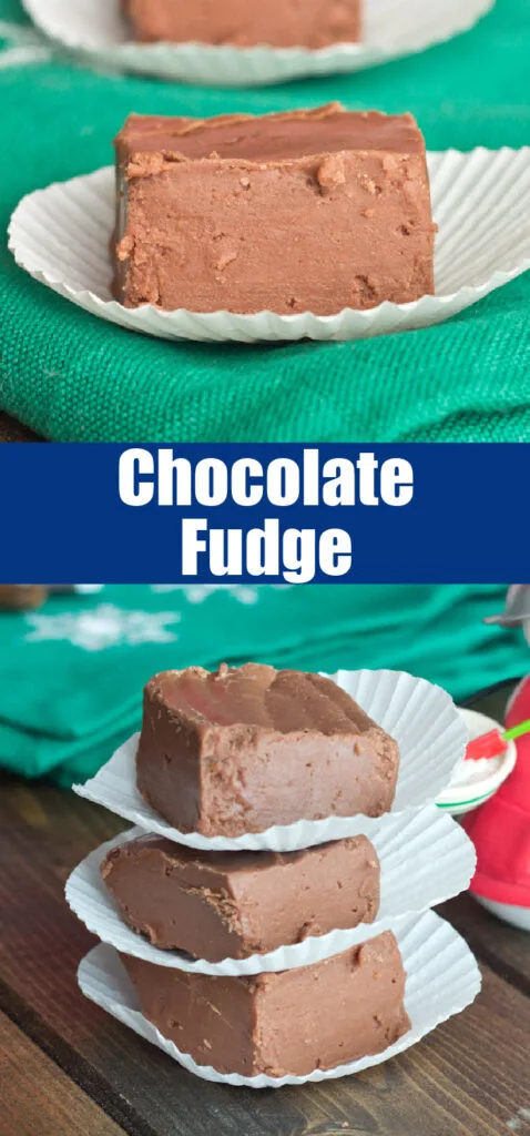 close up slices of chocolate fudge