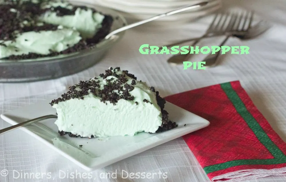 Grasshopper Pie {Dinners Dishes and Desserts}