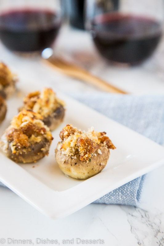 mushrooms on a plate