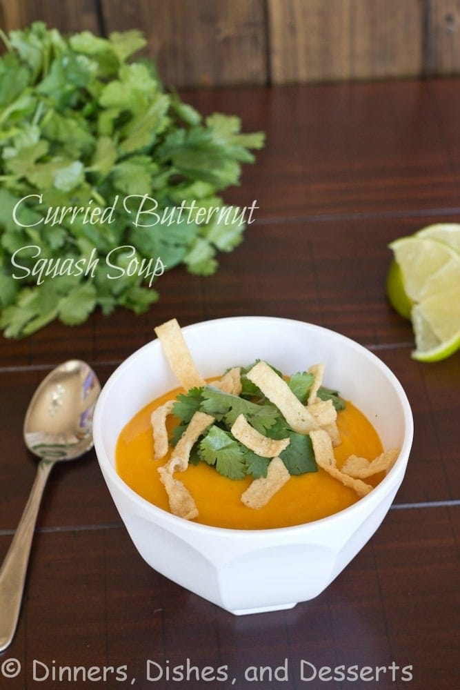 Curried Butternut Squash Soup