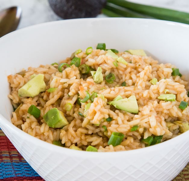 a bowl of mexican rice