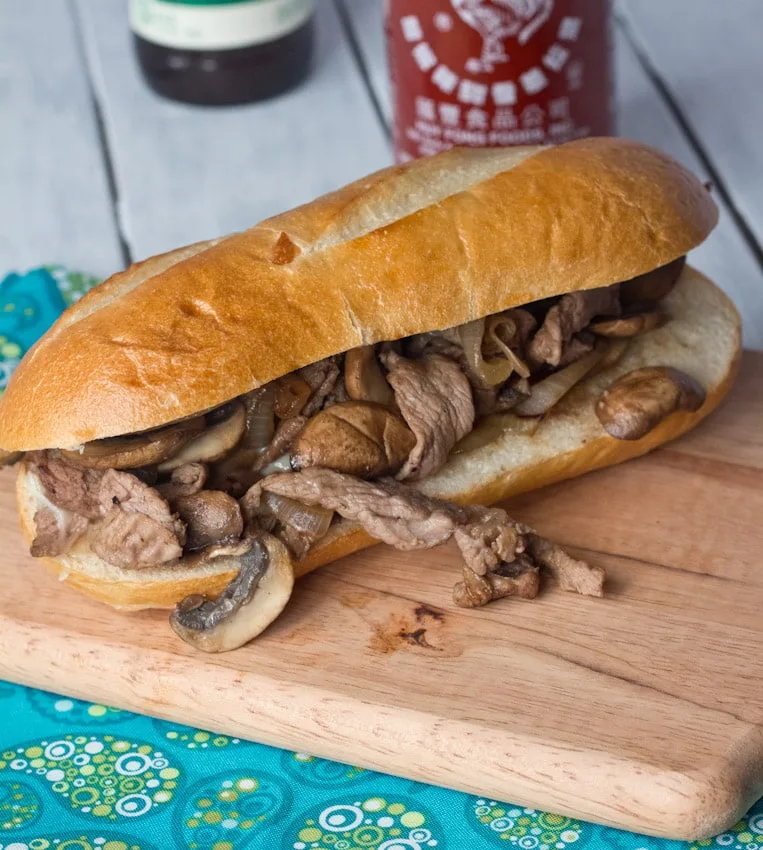 Make Philly Cheesesteak sandwiches at home! Quick. Easy. And oh so tasty!