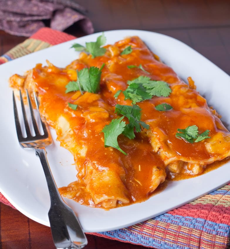 Pork Enchiladas