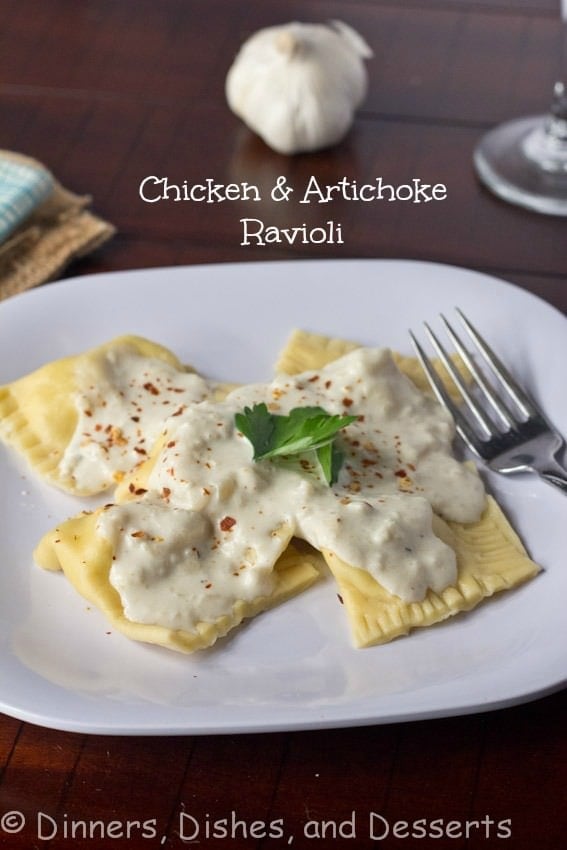 Chicken & Artichoke Ravioli