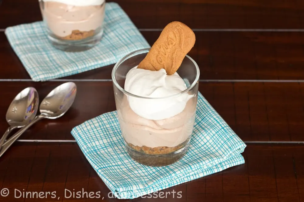 nutella mousse cups in a jar