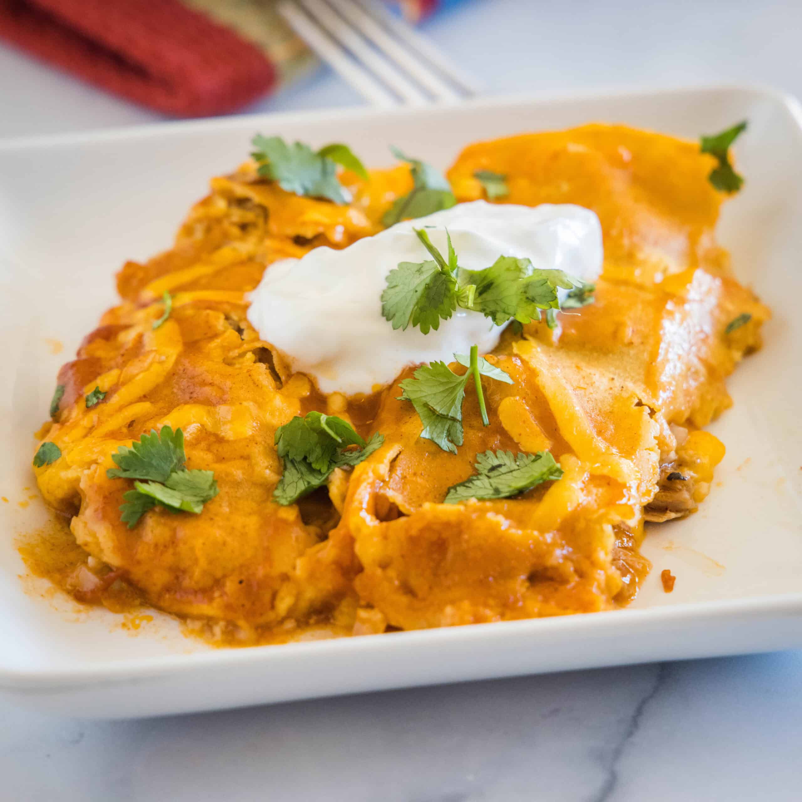 Pork Enchiladas