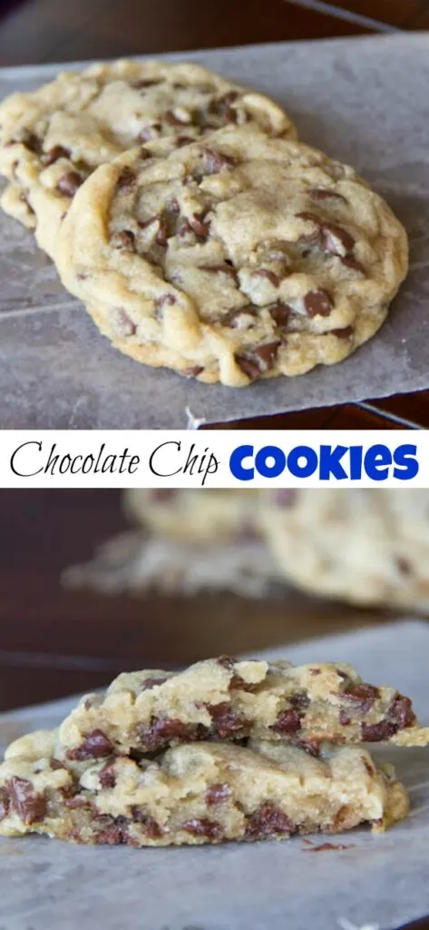 Perfect Chocolate Chip Cookies - classic chocolate chip cookies that come out thick, chewy, and perfect every time!