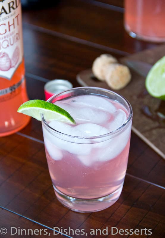 strawberry daiquri punch in a cup