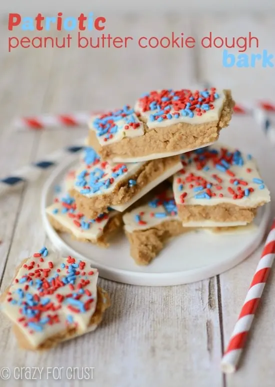 patriotic-pb-cookie-dough-bark