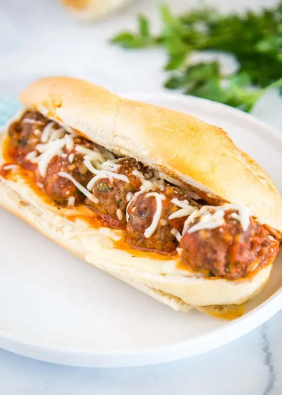 This meatball sub recipe is easy to make and great for weeknight dinners