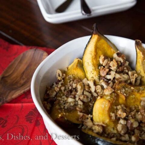 Acorn Squash with Rosemary and Walnuts